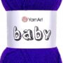 Włóczka YarnArt Baby 203 150 m 50 g fioletowa fiolet