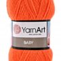 Włóczka YarnArt Baby 8279 50 g pomarańczowa pomarańcz