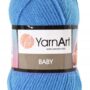 Włóczka YarnArt Baby 600 50 g niebieska niebieski