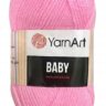 Włóczka Baby YarnArt 217 różowa cukierkowa różowa