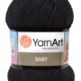 Włóczka YarnArt Baby 585 50 g czerń czarna