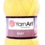 Włóczka YarnArt Baby 315 jasnożółta 50 g żółta