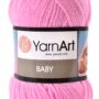 Włóczka YarnArt Baby 10119 50 g różowa  jasny róż