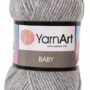Włóczka YarnArt Baby 195 50 g. 150 m szara szary