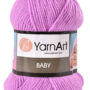 Włóczka YarnArt Baby 635 50 g różowa wrzos