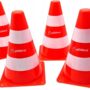 Pachołki drogowe Stożki treningowe ostrzegawcze 17 cm 4 sztuki 3+