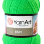 Włóczka YarnArt Baby 50 g. 8233 ultra zielony zielona