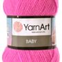 Włóczka YarnArt Baby 174 150 m Włóczka malinowy róż