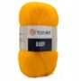 Włóczka YarnArt Baby 586 50 g Żółta intensywna mandarynka