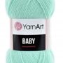 Włóczka YarnArt Baby 856 150 m blada mięta zielona