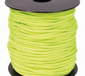 DIY Sznurek Neonowy Zielony pleciony polipropylenowy Ø 2 mm 50 m