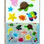 Zestaw Naklejki OCEAN Pop up + Holograficzne brokatowe + Papierowe
