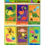 Stickerbooks DINOZAURY książeczki z naklejkami dla dzieci 6 x 75 naklejek