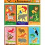 Stickerbooks DŻUNGLA książeczki z naklejkami dla dzieci 6 x 75 naklejek