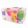 Mega Zestaw Craft Box koraliki do prasowania i bransoletek 12000szt + EXTRA