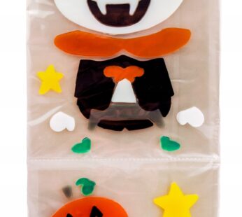 HALLOWEEN WAMPIR upiorne naklejki żelowe silikonowe na okno lustro