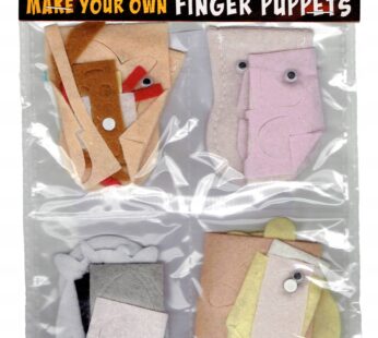 Kukiełki Filcowe ZWIERZĘTA FARMA zrób własne pacynki na palce DIY 4 szt