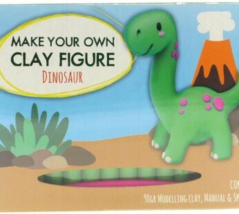DIY Zrób to Sam figurka z modeliny DINOZAUR zestaw 90g gliny + szpatułka