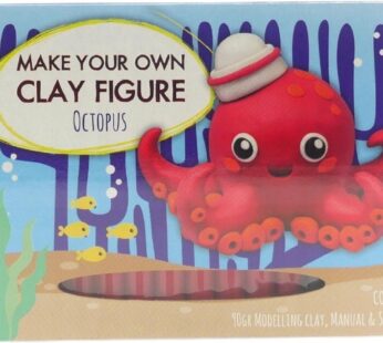 DIY Zrób to Sam figurka z modeliny OŚMIORNICA zestaw 90g gliny + szpatułka