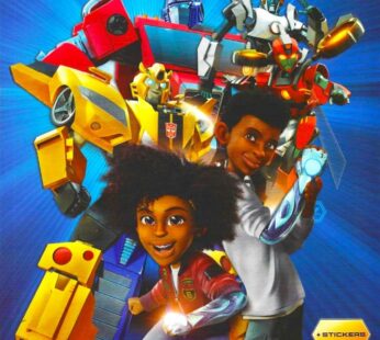 Kolorowanka TRANSFORMERS – EARTHSPARK wymiar A4 48 stron + NAKLEJKI