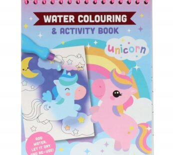 MALOWANIE WODĄ magiczna kolorowanka JEDNOROŻCE z pędzlem na wodę
