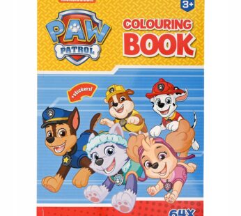 Kolorowanka PSI PATROL / PAW PATROL wymiar A4 64 strony + NAKLEJKI