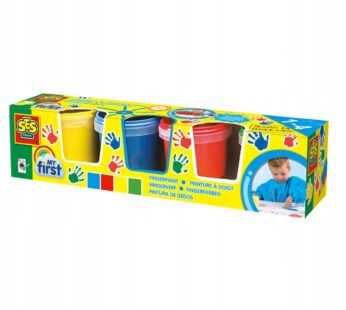 Farby do malowania palcami dla dzieci 4 x 145ml SES Creative 14413 1+
