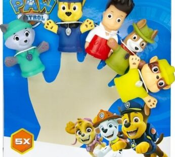 PACYNKI NA PALCE FIGURKI PSI PATROL 5 szt kukiełki maskotki Paw Patrol