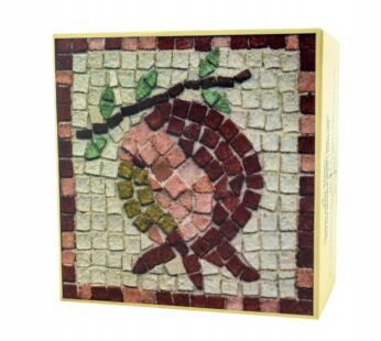 Mini Mozaika kamienna OWOC GRANAT zestaw zrób to sam mozaika DIY 9×9cm