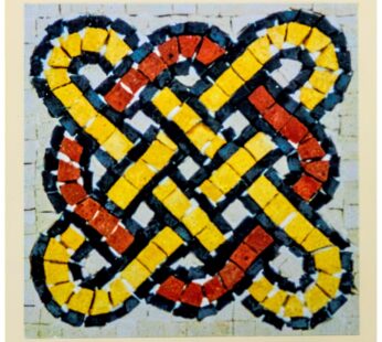 Mozaika kamienna WĘZEŁ CELTYCKI kreatywny zestaw piaskowiec DIY 15×15cm